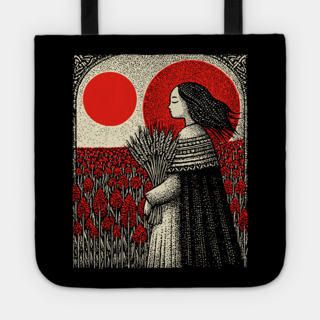 Nocturnal Virgo Zodiac Tote by TuncGK