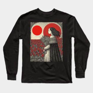 Nocturnal Virgo Zodiac Long Sleeve T-Shirt