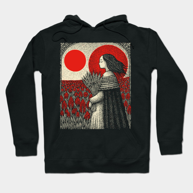 Nocturnal Virgo Zodiac Hoodie by TuncGK