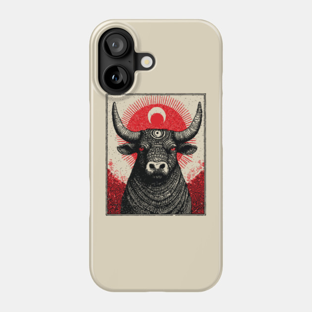 Nocturnal Taurus Zodiac Phone Case by TuncGK