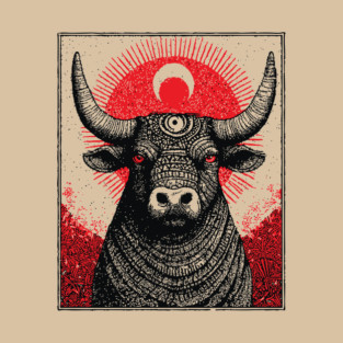 Nocturnal Taurus Zodiac T-Shirt
