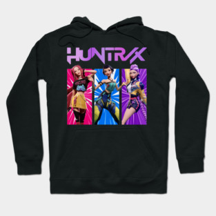 HUNTRIX Kpop Demon Hunters Girls Group Kpop Band Kids Gift M8293 Hoodie