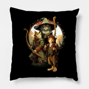 Cat of The Rings Pillow