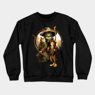 Cat of The Rings Crewneck Sweatshirt