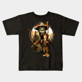 Cat of The Rings Kids T-Shirt