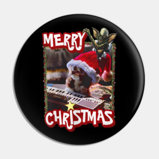 Merry Christmas,  Funny Gremlins Movie Pin