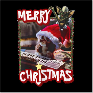 Merry Christmas,  Funny Gremlins Movie Posters and Art