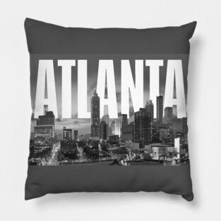 Atlanta Cityscape, Pillow