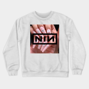 Badass Nail Tech (Pardody Design) Crewneck Sweatshirt