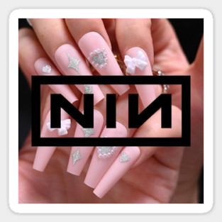 Badass Nail Tech (Pardody Design) Sticker