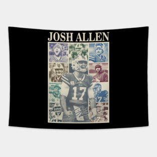 JOSH ALLEN THE MOMENT STORY 90S Tapestry