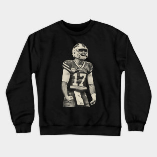 rETRO JOSH ALLEN MVP 17 Crewneck Sweatshirt