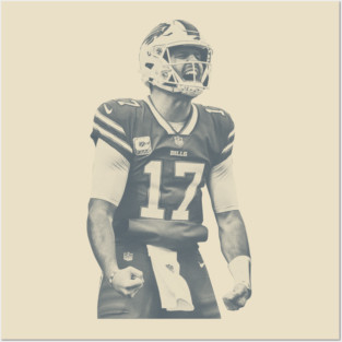 rETRO JOSH ALLEN MVP 90S Posters and Art