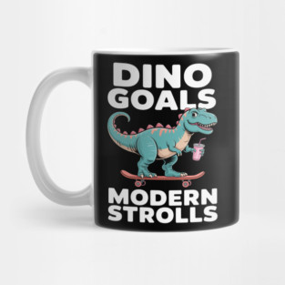Dino Goals Modern Strolls Cretaceous Fossil Mug