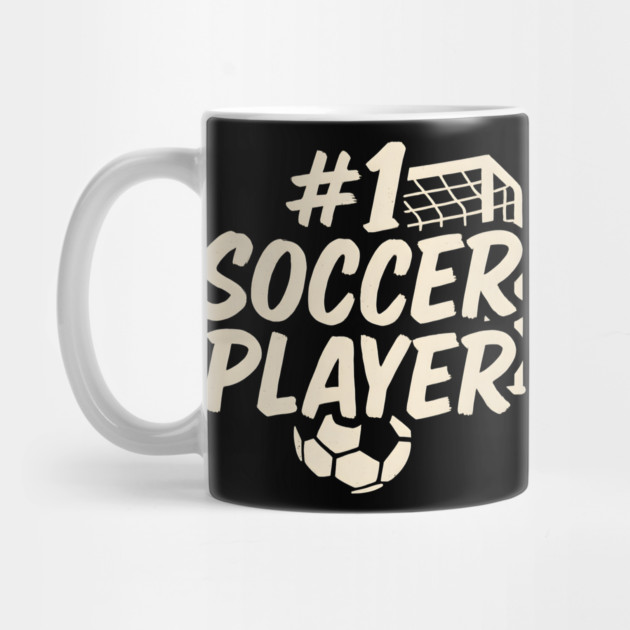 #1 Soccer Player Graphic – Funny Sports Athlete Gift Artwork by MakerMind8.2