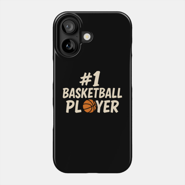 #1 Basketball Player Graphic – Sports Athlete Gift Artwork Phone Case by MakerMind8.2