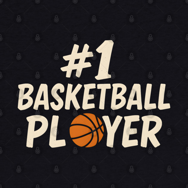 #1 Basketball Player Graphic – Sports Athlete Gift Artwork by MakerMind8.2