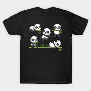 Kawaii Baby Panda Bear Panda T-Shirt
