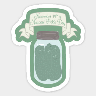 National Pickle Day Sticker