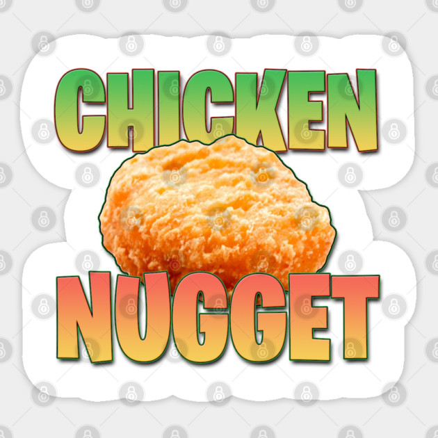 Chicken Nugget Funny Food Meme Sticker by Shit Post Hero