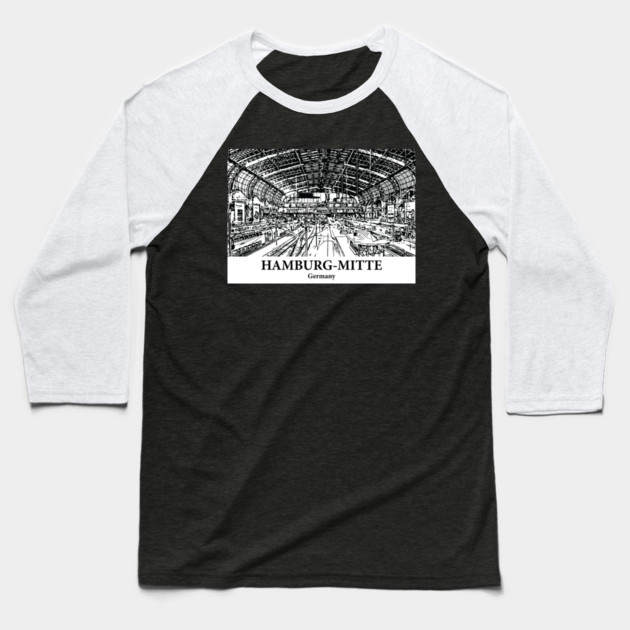Hamburg-Mitte - Germany Baseball T-Shirt by Lakeric