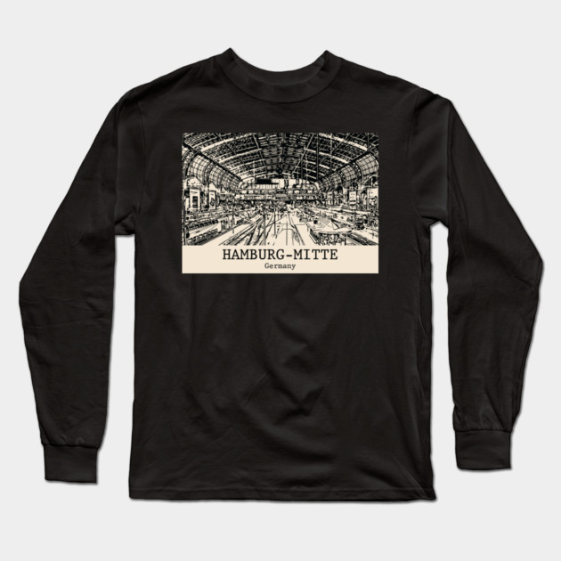 Hamburg-Mitte - Germany Long Sleeve T-Shirt by Lakeric