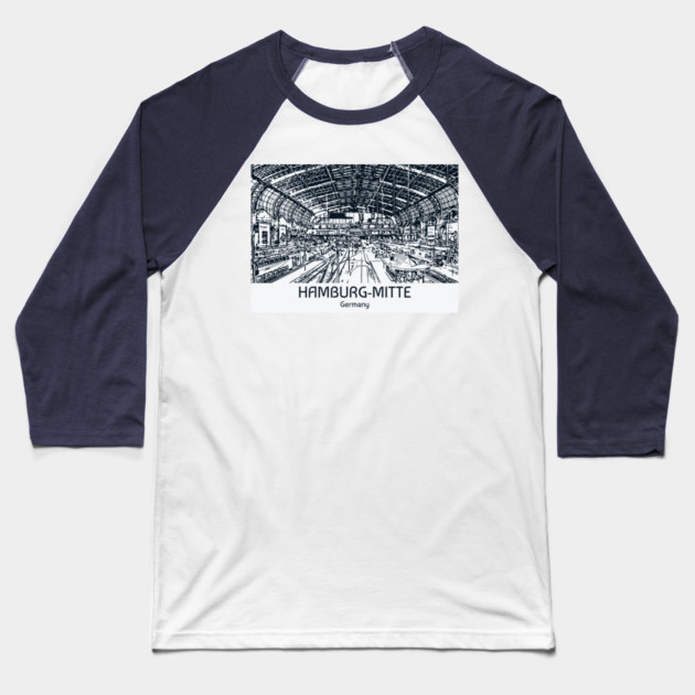 Hamburg-Mitte - Germany Baseball T-Shirt by Lakeric
