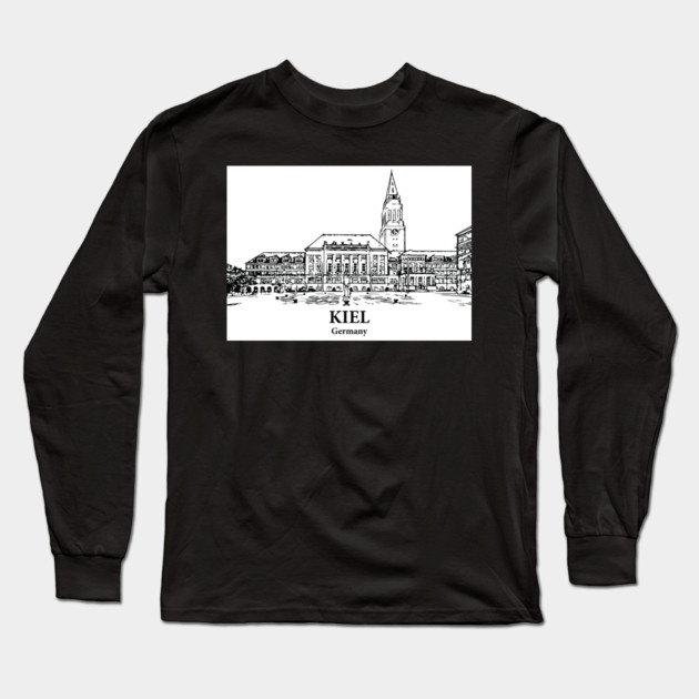Kiel - Germany Long Sleeve T-Shirt by Lakeric