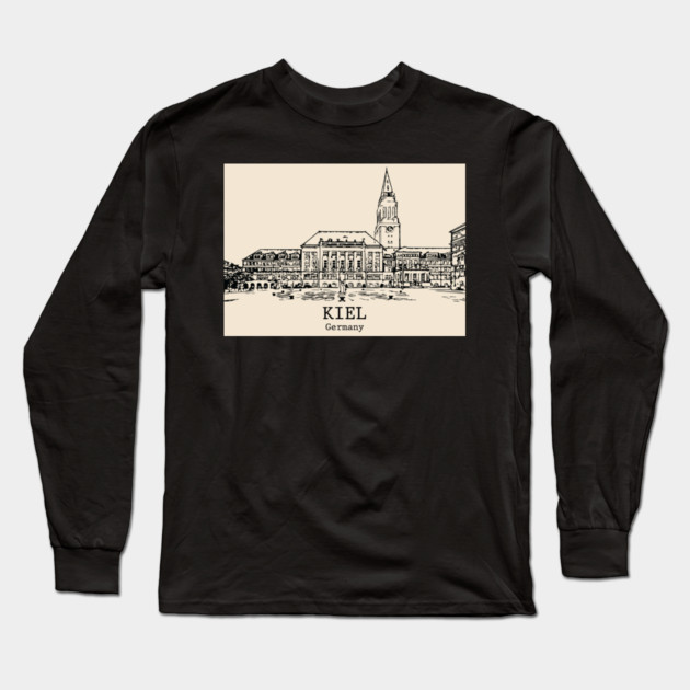 Kiel - Germany Long Sleeve T-Shirt by Lakeric