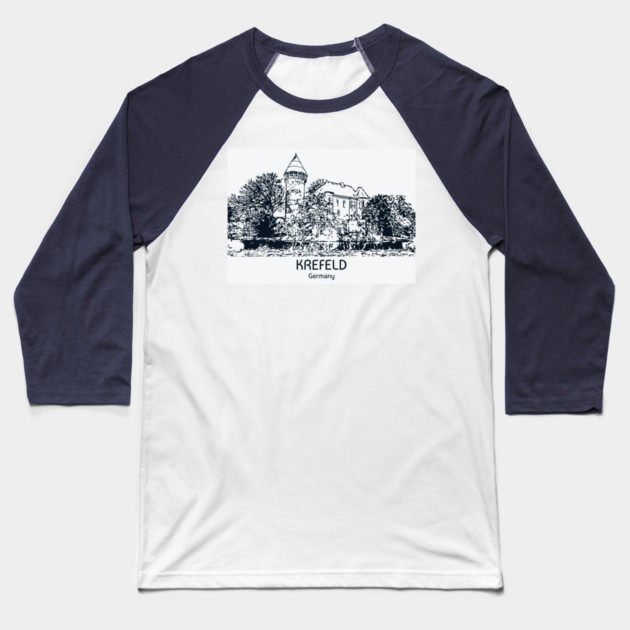 Krefeld - Germany Baseball T-Shirt by Lakeric