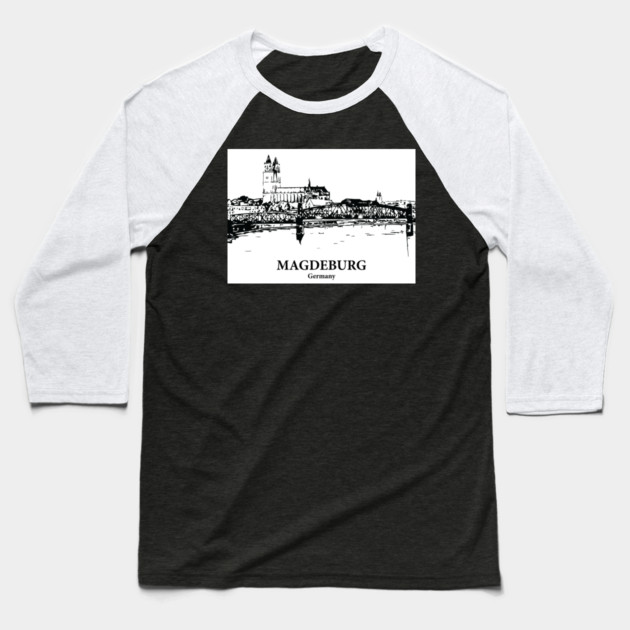 Magdeburg - Germany Baseball T-Shirt by Lakeric