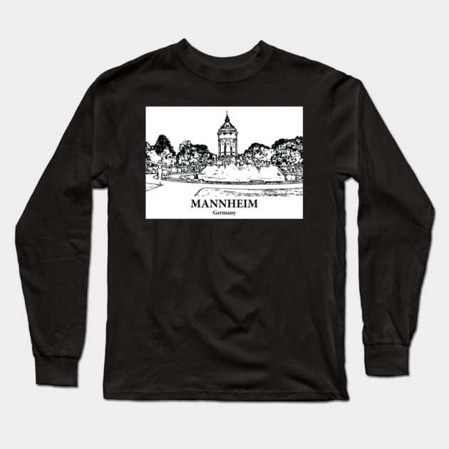Mannheim - Germany Long Sleeve T-Shirt by Lakeric