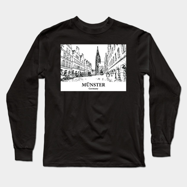 Münster - Germany Long Sleeve T-Shirt by Lakeric