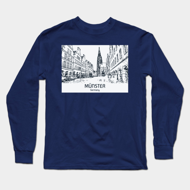 Münster - Germany Long Sleeve T-Shirt by Lakeric