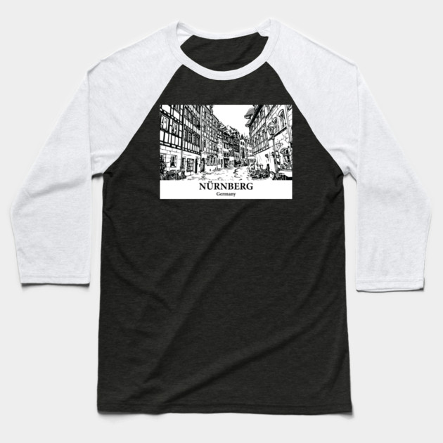 Nürnberg - Germany Baseball T-Shirt by Lakeric
