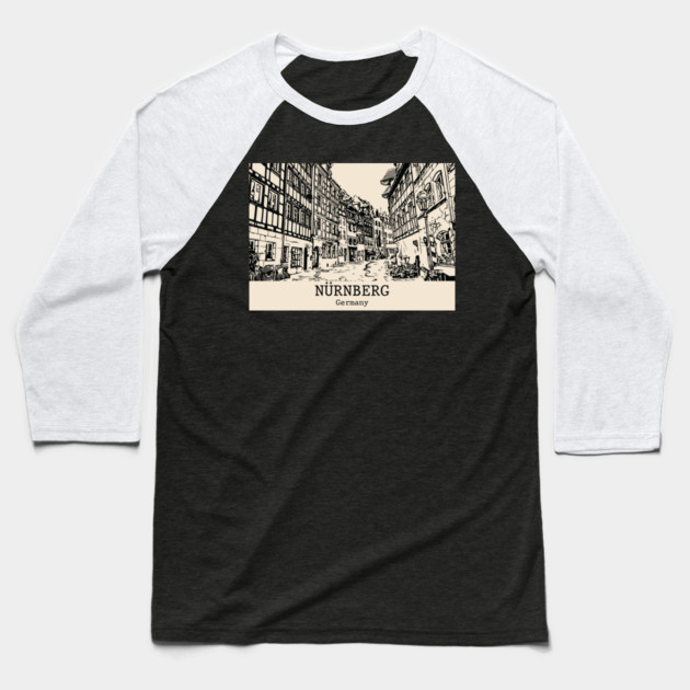 Nürnberg - Germany Baseball T-Shirt by Lakeric
