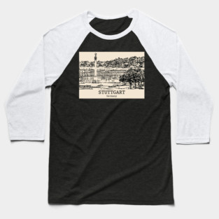 Stuttgart - Germany Baseball T-Shirt