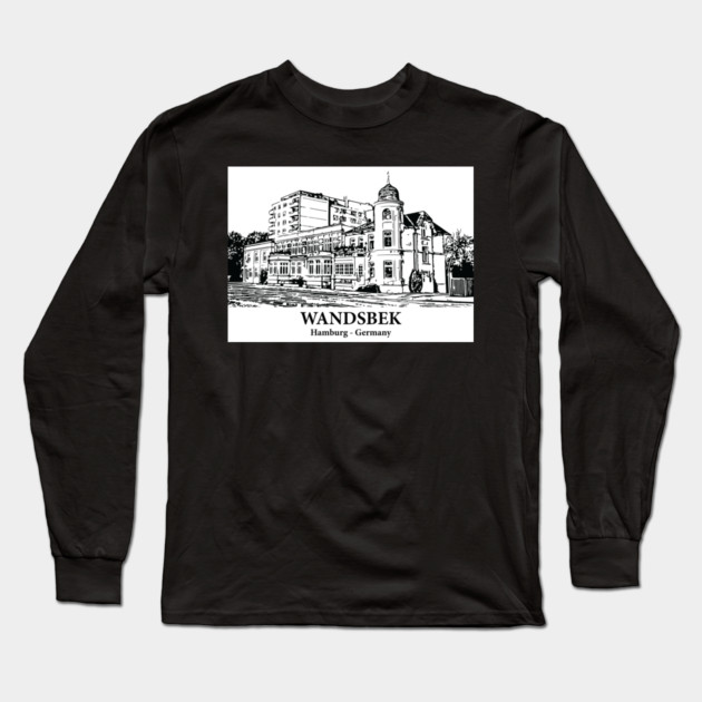 Wandsbek - Germany Long Sleeve T-Shirt by Lakeric