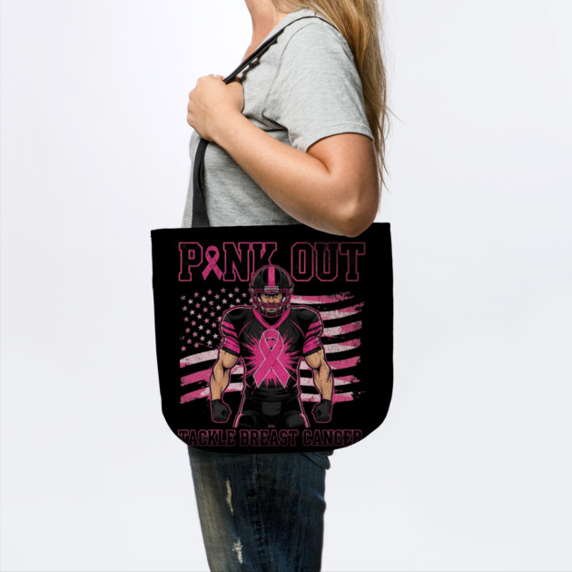 Pink Ribbon Football - October Football Breast Awareness by ArtistTee ⭐⭐⭐⭐⭐