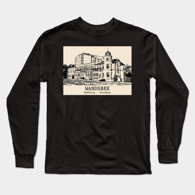 Wandsbek - Germany Long Sleeve T-Shirt by Lakeric