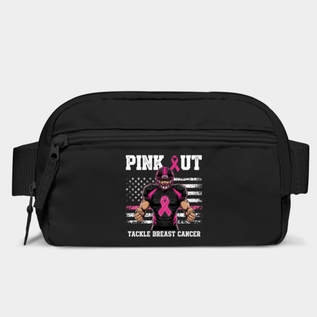 Pink Out Tackle Cancer Football Breast Cancer Awareness Game Day by ArtistTee ⭐⭐⭐⭐⭐