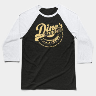 THIN LIZZY inspired Dinos Bar and Grill Baseball T-Shirt