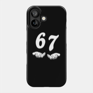 Six Seven 6 7 Gen Alpha Slang Phone Case