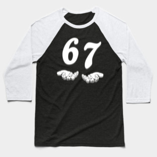 Six Seven 6 7 Gen Alpha Slang Baseball T-Shirt