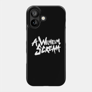 White Version A Wilhelm Scream Phone Case