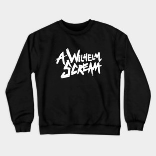 White Version A Wilhelm Scream Crewneck Sweatshirt