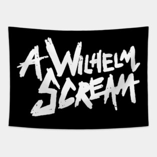 White Version A Wilhelm Scream Tapestry