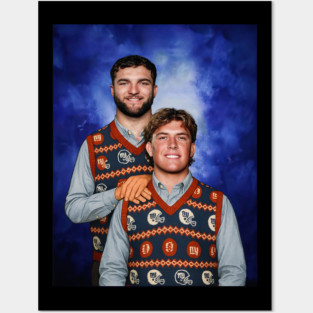 Jaxson Dart Cam Skattebo New York Football T-Shirt, Step Brothers Ugly Christmas Sweater Posters and Art