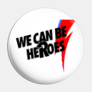 David Bowie Ziggy Stardust Pin