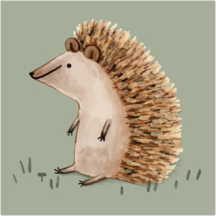 Hedgie Has a Sit Down Posters and Art